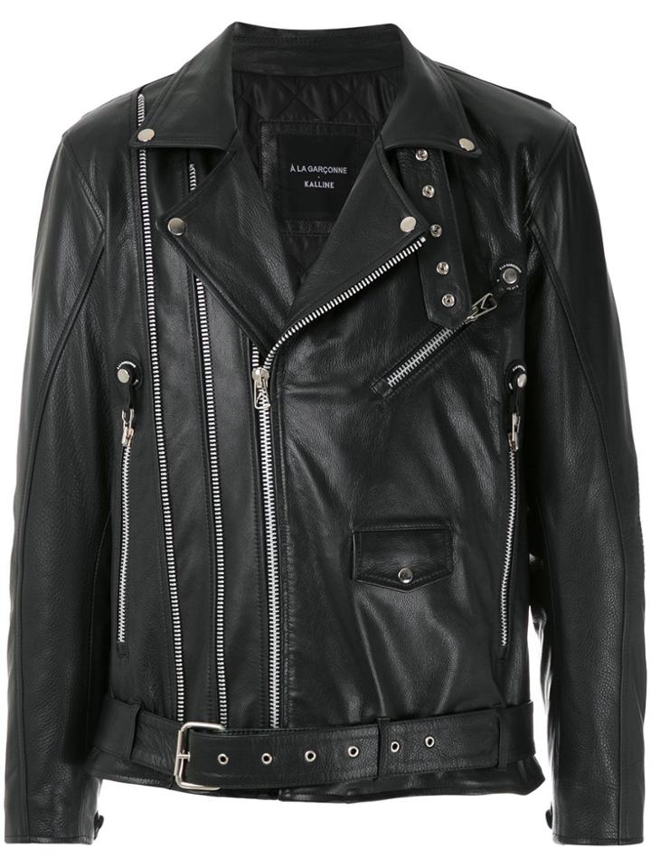 À La Garçonne Classic + Kalline Leather Jacket - 1 Preto