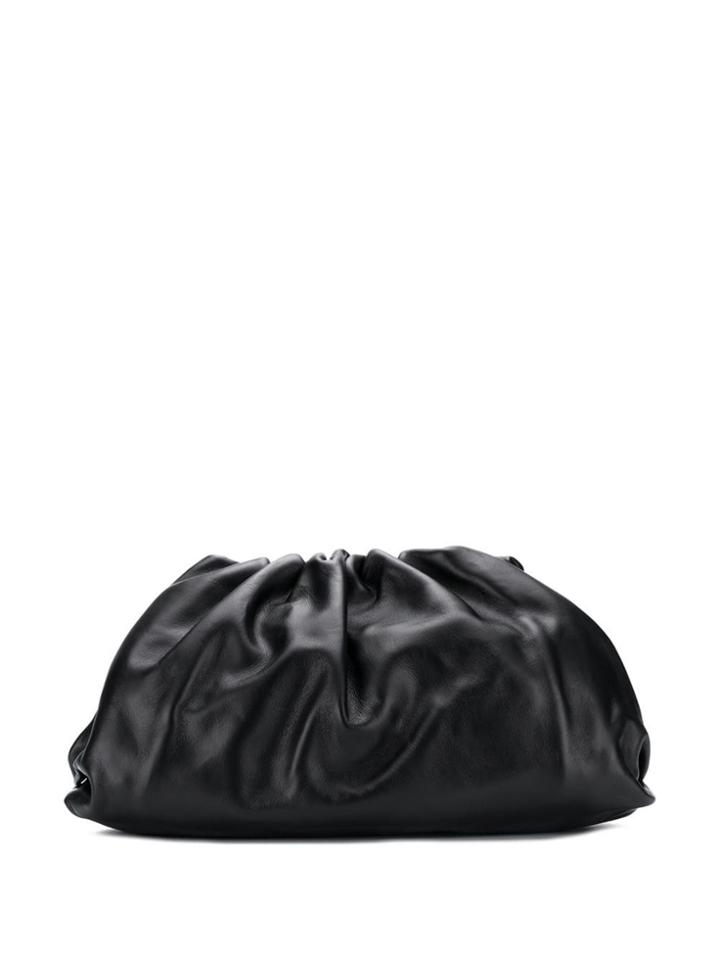Bottega Veneta Plain Clutch Bag - Black