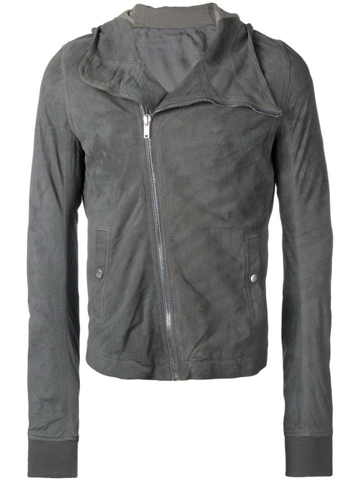 Rick Owens Bullet Biker Jacket - Grey