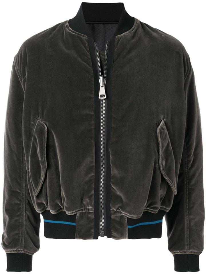 Haider Ackermann Reversible Bomber Jacket - Grey