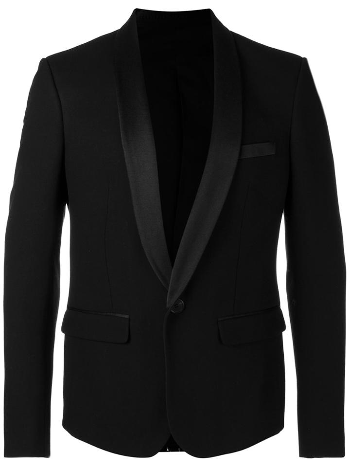 Balmain Shawl Lapel Blazer - Black