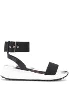 Miu Miu Branded Strappy Sandals - Black
