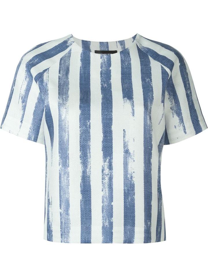 Cristiano Burani Striped Print Blouse