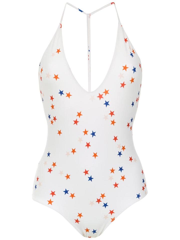 Nk Printed Swimsuit - White