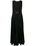 Stella Mccartney Belted Maxi Dress - Black