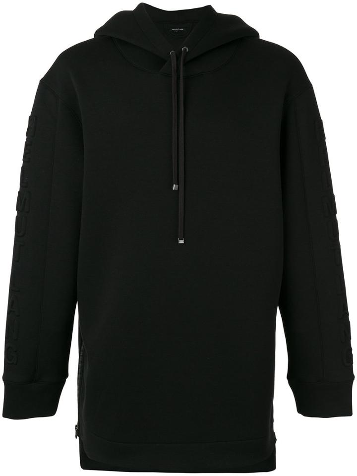 Helmut Lang - Classic Hooded Sweatshirt - Men - Polyester/spandex/elastane/rayon - S, Black, Polyester/spandex/elastane/rayon