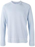 James Perse Raglan Sleeves Sweatshirt, Men's, Size: 0, Blue, Cotton