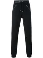 Just Cavalli Lateral Stripe Sweatpants, Men's, Size: Medium, Black, Cotton/polyester/polyurethane
