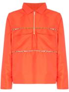 Paria Farzaneh Zip Detail Piping Jacket Shirt - Orange