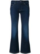 Emporio Armani Cropped Denim Jeans - Blue