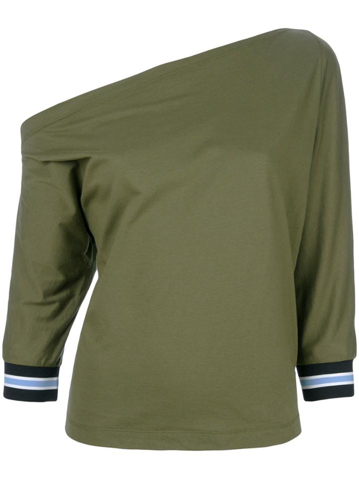 Pinko Off The Shoulder Blouse - Green