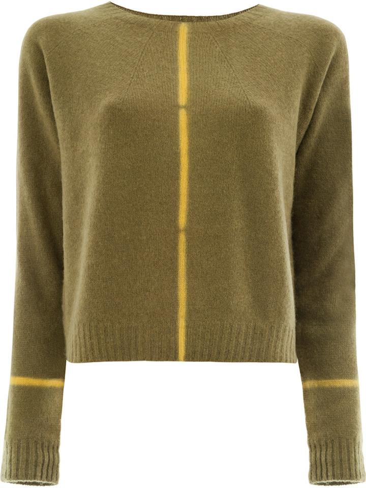Suzusan Dye-effect Sweater - Green