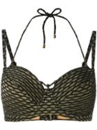 Marlies Dekkers - Holi Vintage Plunge Balcony Bikini Top D-size + - Women - Polyamide/spandex/elastane - 70f, Black, Polyamide/spandex/elastane