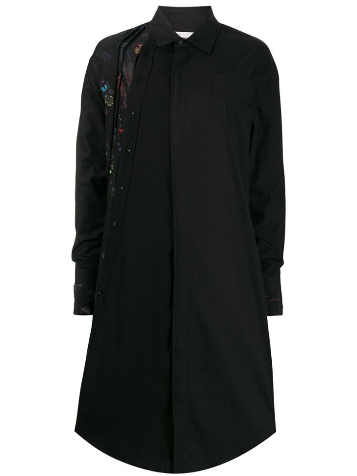 A.f.vandevorst Dexter Shirt Midi Dress - Black