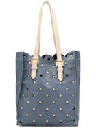 Moschino Cheap & Chic Perforated Shoulder Bag - Blue