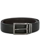 Salvatore Ferragamo Buckled Belt, Men's, Size: 110, Black, Leather