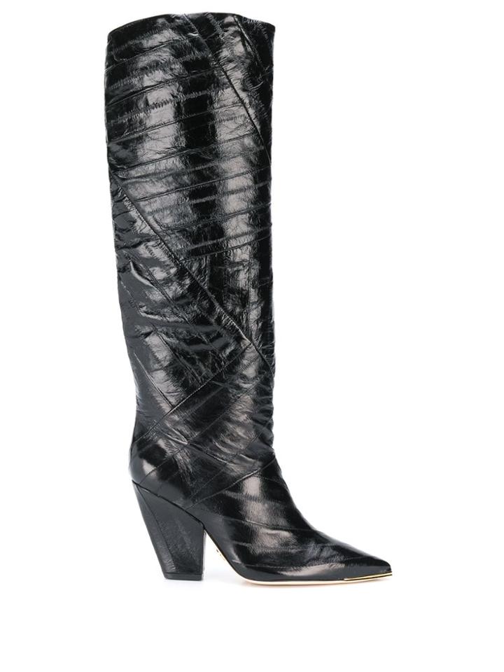 Tory Burch Knee Length Boots - Black