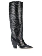 Tory Burch Knee Length Boots - Black