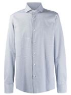Boss Hugo Boss Printed Long Sleeve Shirt - Blue