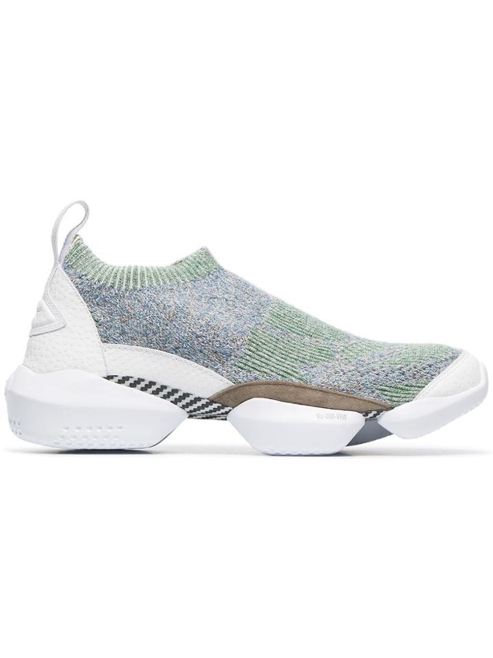 Reebok Multicoloured Opus 3d Knitted Sneakers - Blue