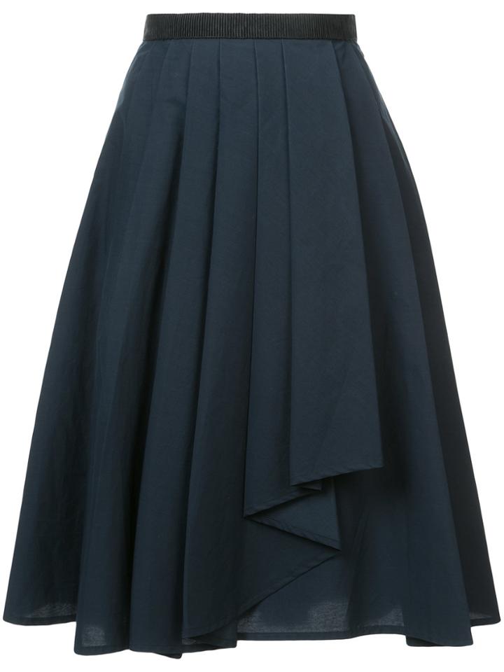 Jason Wu Wrap Midi Skirt - Blue