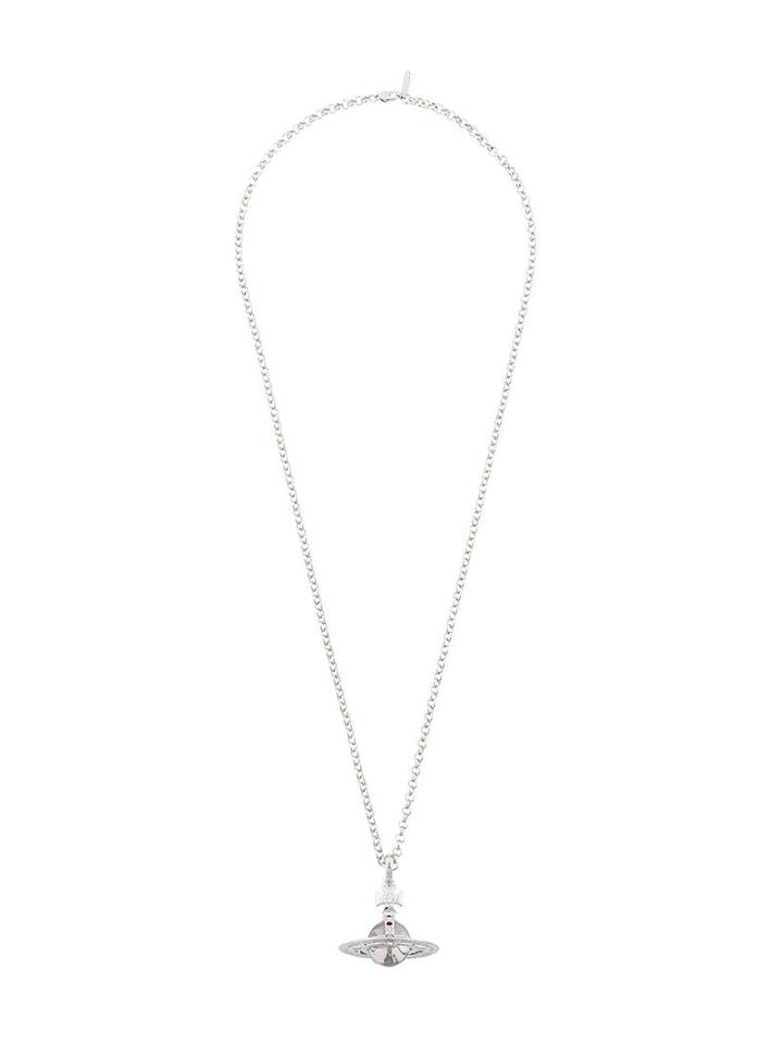 Vivienne Westwood 'saturn' Long Necklace, Adult Unisex, Metallic