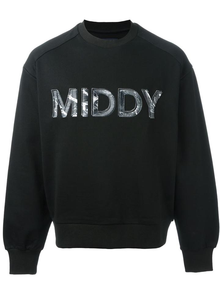 Juun.j Embroidered 'middy' Logo Sweatshirt