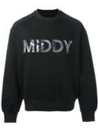 Juun.j Embroidered 'middy' Logo Sweatshirt