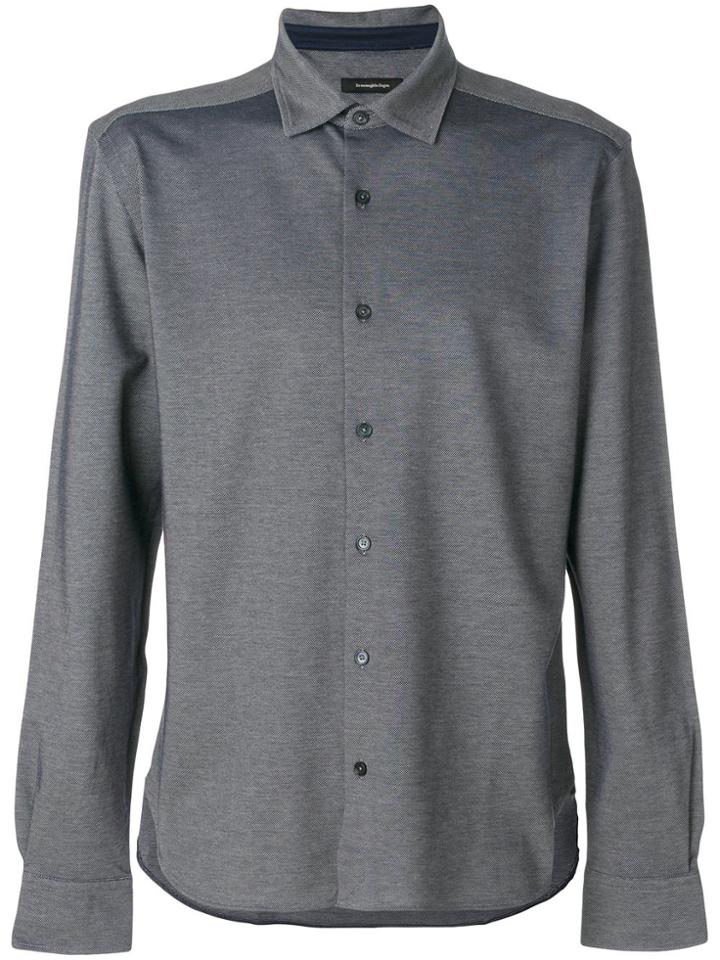 Ermenegildo Zegna Piqued Shirt - Blue