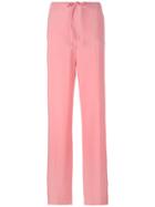 Agnona Long Formal Trousers - Pink & Purple