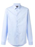 Kenzo Cutaway Collar Shirt, Men's, Size: 41, Blue, Cotton