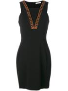 Versace Collection Crystal-embellished Dress - Black