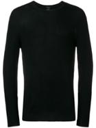 Avant Toi Round Neck Jumper - Black