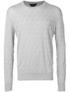 Ermenegildo Zegna Xxx Patch Detail Sweater - Grey