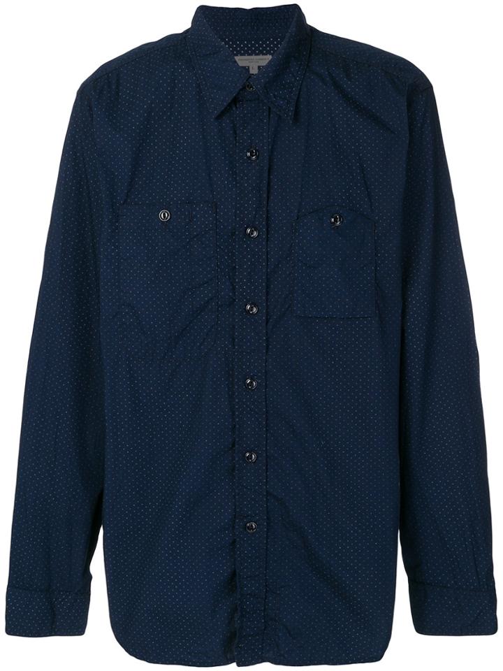 Engineered Garments Polka Dot Shirt - Blue