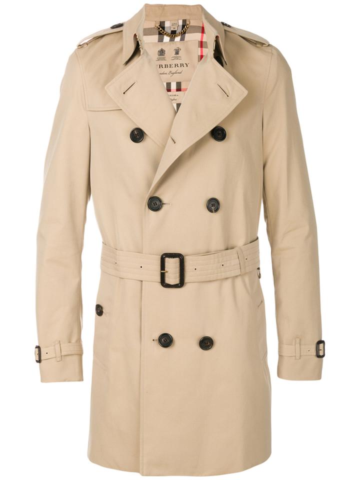 Burberry Chelsea Mid-length Trench Coat - Brown