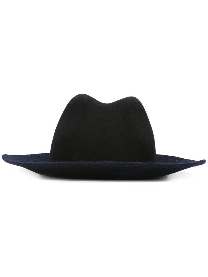 Yohji Yamamoto 'needle Punch' Hat, Men's, Black, Wool
