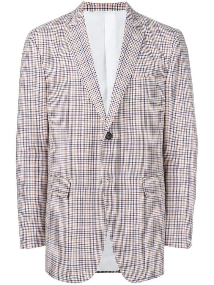 Calvin Klein 205w39nyc Checked Blazer - Pink
