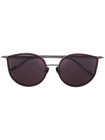 Courrèges Round Sunglasses - Brown