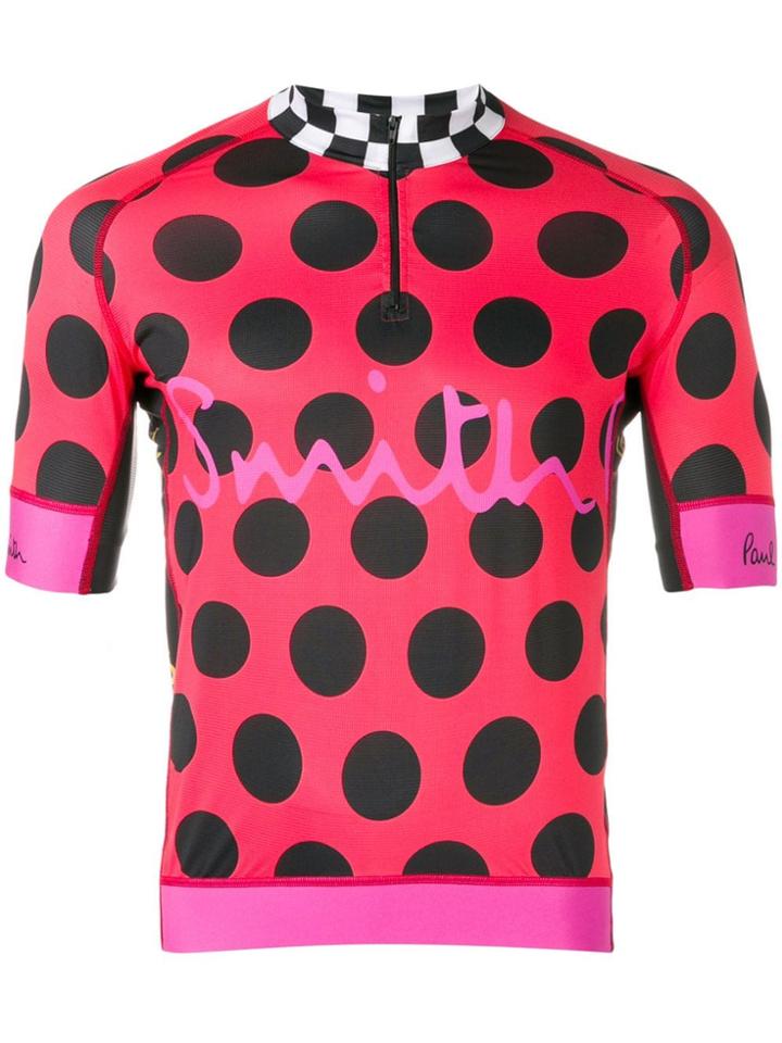 Paul Smith Polka Dots Cycling T-shirt - Red