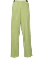 Christopher Esber Plain Straight Trousers - Green