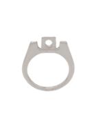Raf Simons Engraved Ring - Silver