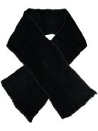 Issey Miyake Pleated Scarf, Women's, Black, Silk/polyester/polyurethane