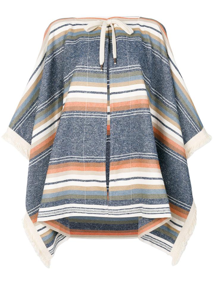 See By Chloé Zipped Poncho - Blue