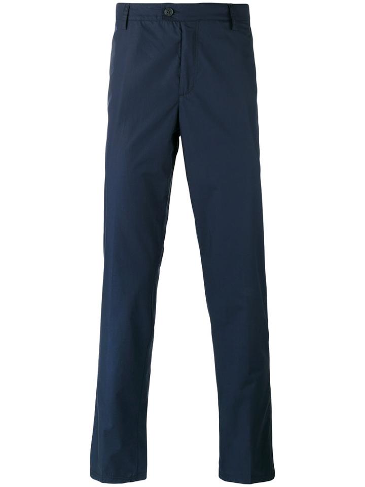 Kenzo - Straight Leg Trousers - Men - Cotton - 46, Blue, Cotton