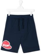 Moschino Kids Pouch Pocket Shorts - Blue