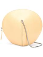 Cédric Charlier - Circular Shaped Crossbody Bag - Women - Calf Leather - One Size, Women's, Yellow/orange, Calf Leather