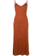 Eleventy Slim Fit Knitted Dress - Brown