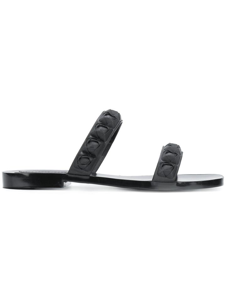 Stuart Weitzman Rosita Sandals - Black