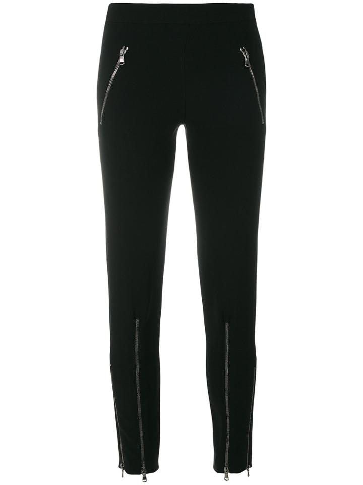 Moschino Zip Up Trousers - Black
